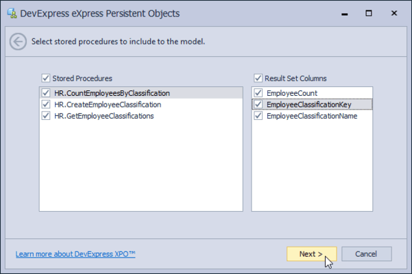 Screenshot of eXpress Persistent Objects for .NET (XPO)