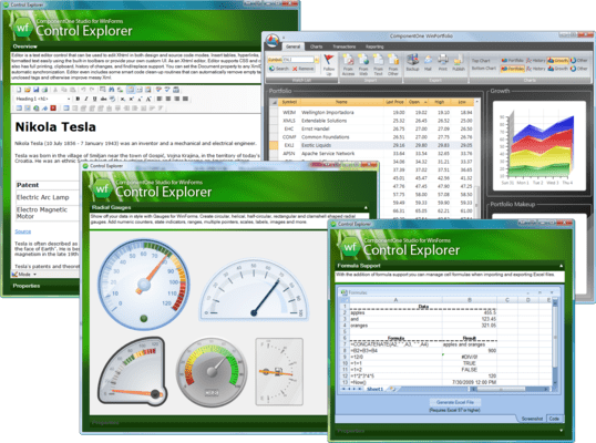 About ComponentOne Studio WinForms About ComponentOne Studio WinForms