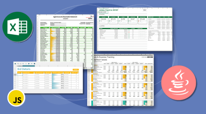 Screenshot of Document Solutions for Excel, Java Edition