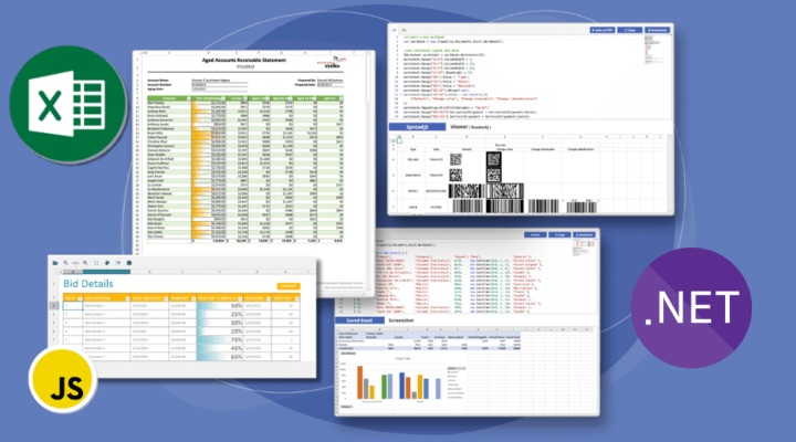Capture d'écran de Document Solutions for Excel, .NET Edition
