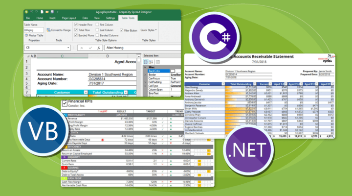 Screenshot of Spread.NET