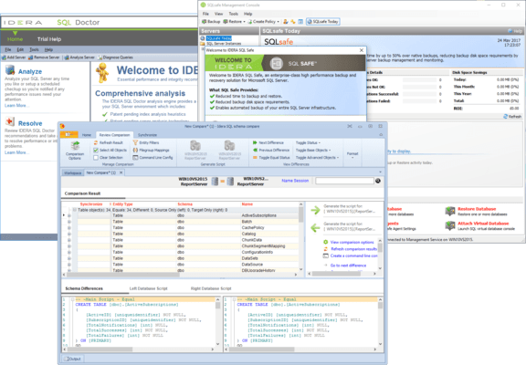 Captura de tela do SQL Toolbox