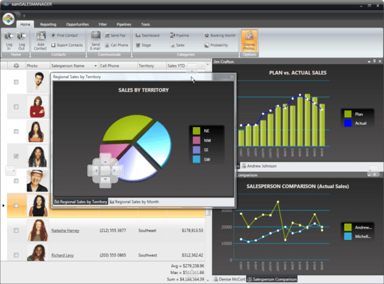 Screenshot von Infragistics NetAdvantage for Win Client