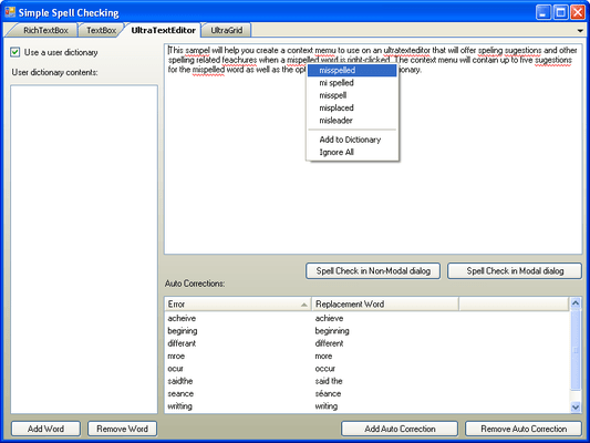 About Infragistics WinSpellChecker About Infragistics WinSpellChecker