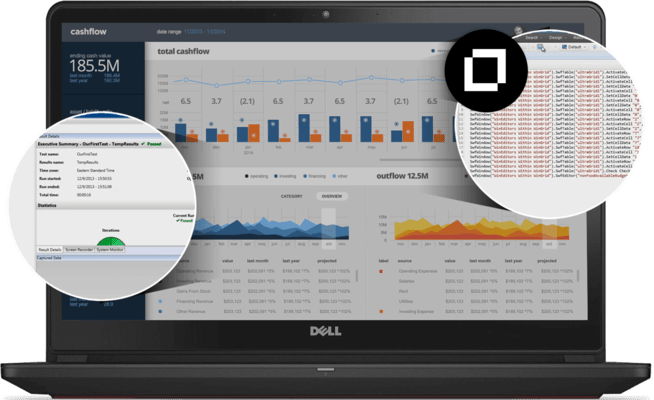 Captura de pantalla de Infragistics WPF Test Automation for Micro Focus UFT