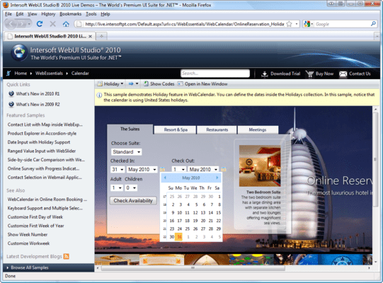 Screenshot of WebCalendar