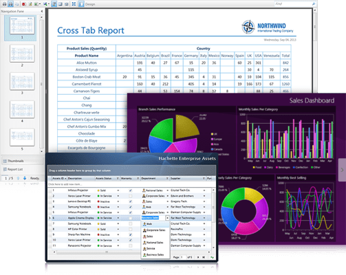 Screenshot of WebUI Studio for Silverlight and WPF