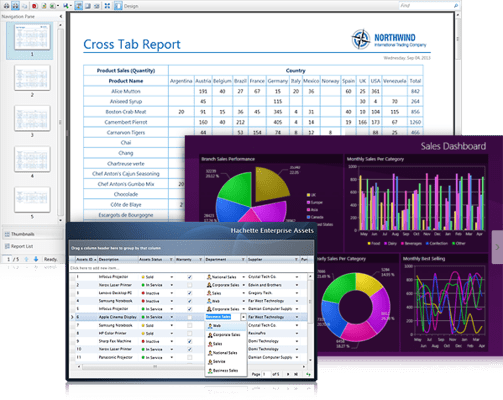 Screenshot von WebUI Studio for Silverlight and WPF