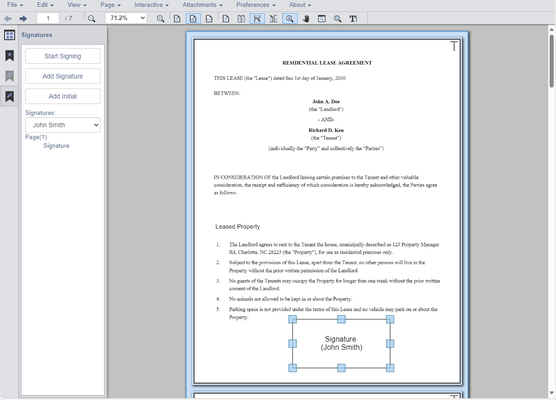 LEADTOOLS Advanced PDF Module 的螢幕截圖