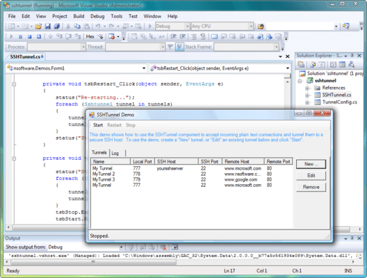 Captura de pantalla de IP*Works! SSH C++ Builder Edition