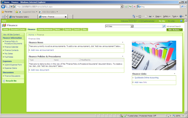 office talk finance templates for sharepoint sharepoint templates