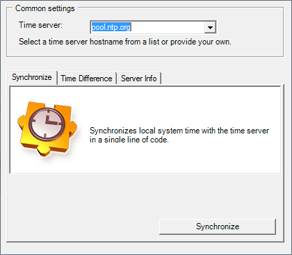 Screenshot of Rebex Time for .NET