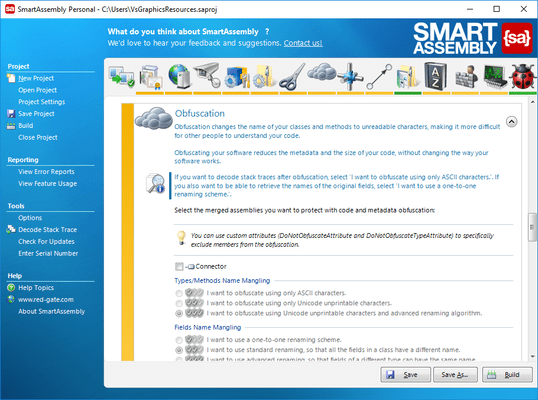 SmartAssembly Pro 屏幕截图