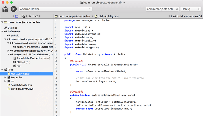 Screenshot of RemObjects Suite Subscription for Java