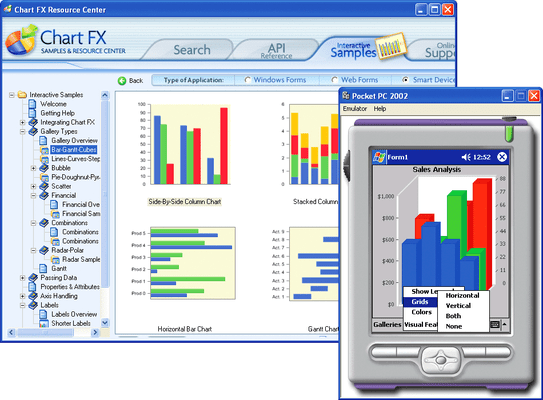 Screenshot von Pocket Chart FX for .NET