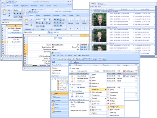 Screenshot of Syncfusion Essential Grid for Windows Forms