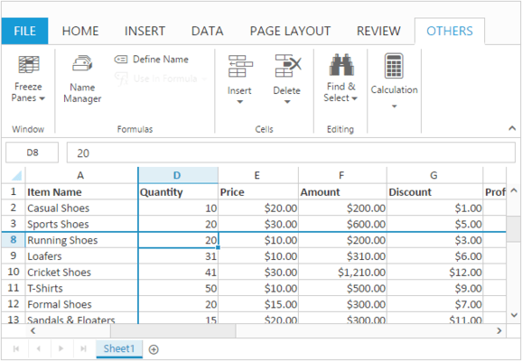 Captura de pantalla de Syncfusion Essential Studio ASP.NET Web Forms