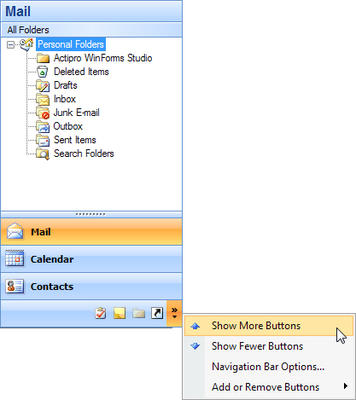 An Outlook-like NavigationBar control. An Outlook-like NavigationBar control.