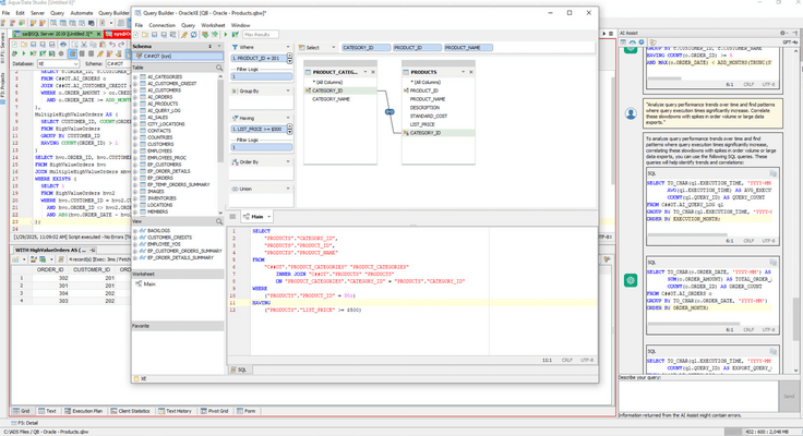 Build queries with drag and drop ease - no coding required.