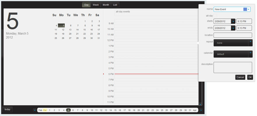 Scheduler control for end-user appointment management. Scheduler control for end-user appointment management.