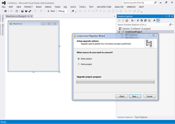 <strong>LinqConnect is completely compatible with LINQ to SQL.</strong><br /><br />