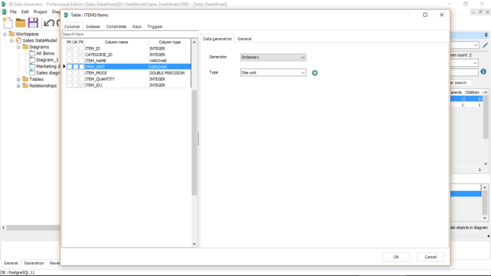 <strong>Intuitive UI provides an easy way to visualize the data model and populate databases.</strong><br /><br />