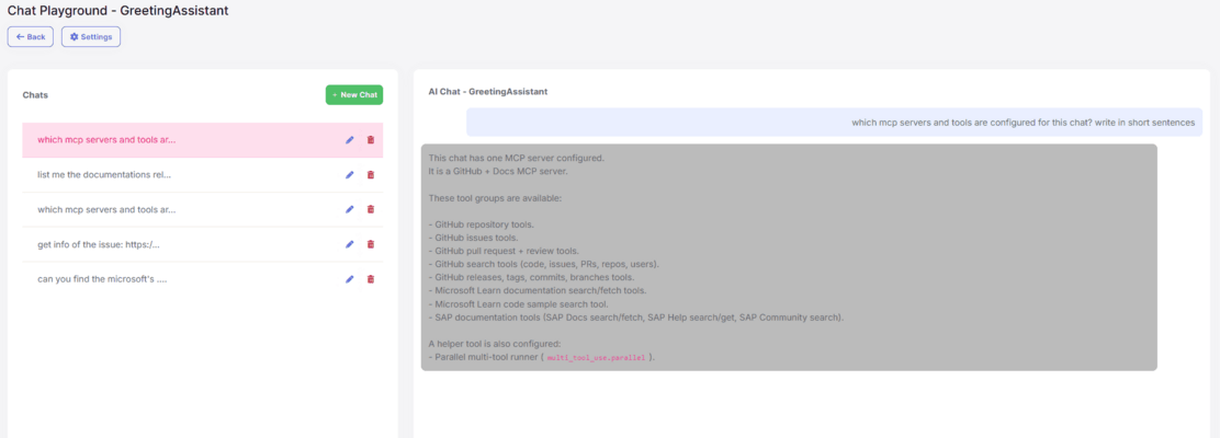 AI Management: MCP (Model Context Protocol) Support