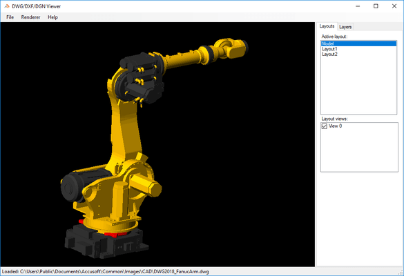 CAD Viewer -Robotic Arm