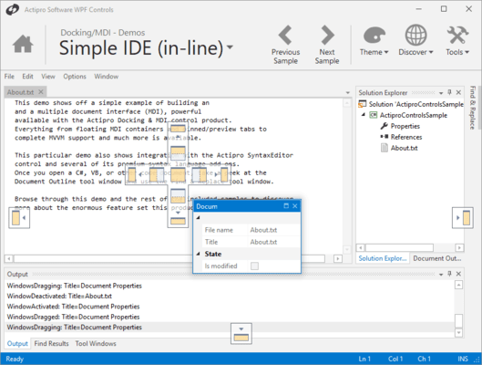 MDI mechanism for WPF