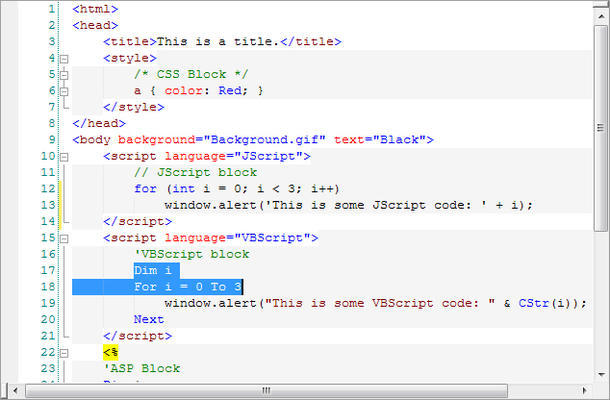 HTML Editing HTML Editing