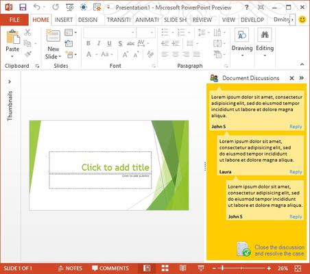 PowerPoint 2013 PowerPoint 2013