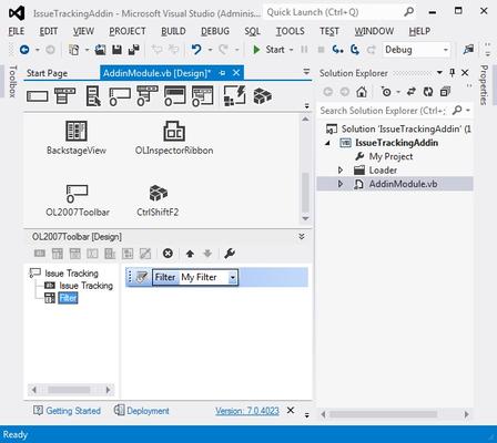 Toolbar and Menu Toolbar and Menu
