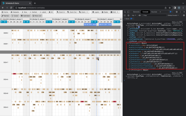 ScheduleJS - Drag and Drop Start Events