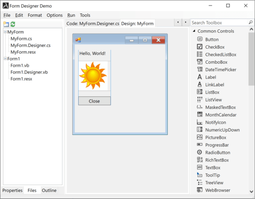 Component and Controls Placing
