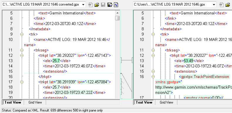 XML Differencing