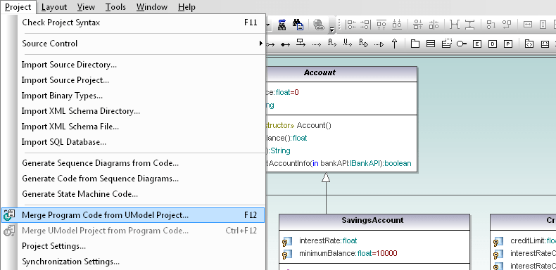 UML Code Engineering