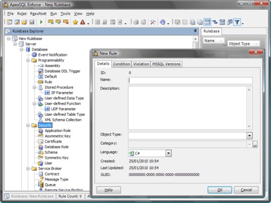 Include pre-written Best Practices and Example rule bases Include pre-written Best Practices and Example rule bases