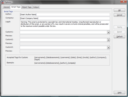 Script and package SQL objects and data Script and package SQL objects and data