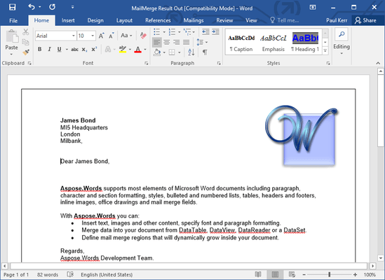 how to merge pdf and word
