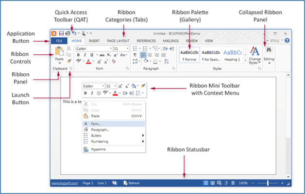 Ribbon Control Ribbon Control