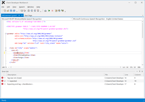Syntax Error Debugging