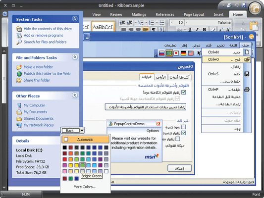 Codejock Suite Pro 스크린샷