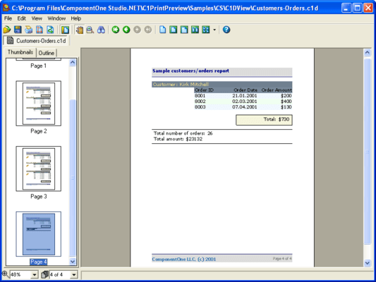 C1PrintDocument C1PrintDocument
