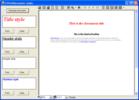 Document Styles Document Styles