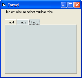 Multiple Tabs