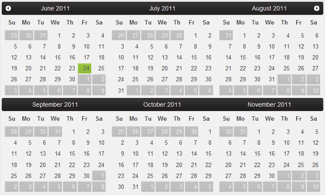 Calendar for ASP.NET Web Forms