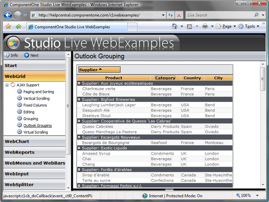 Create responsive Grid Applications with Built-in AJAX Create responsive Grid Applications with Built-in AJAX