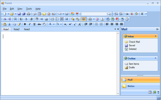 Menu &amp; Toolbar