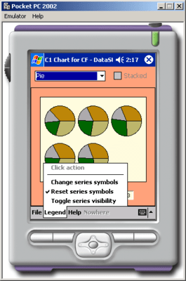 Screenshot of ComponentOne Studio for Compact Framework