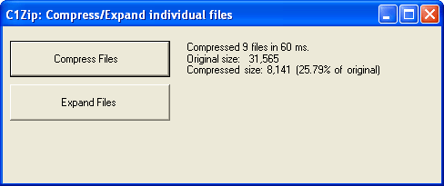 Compress, Expand and Compare